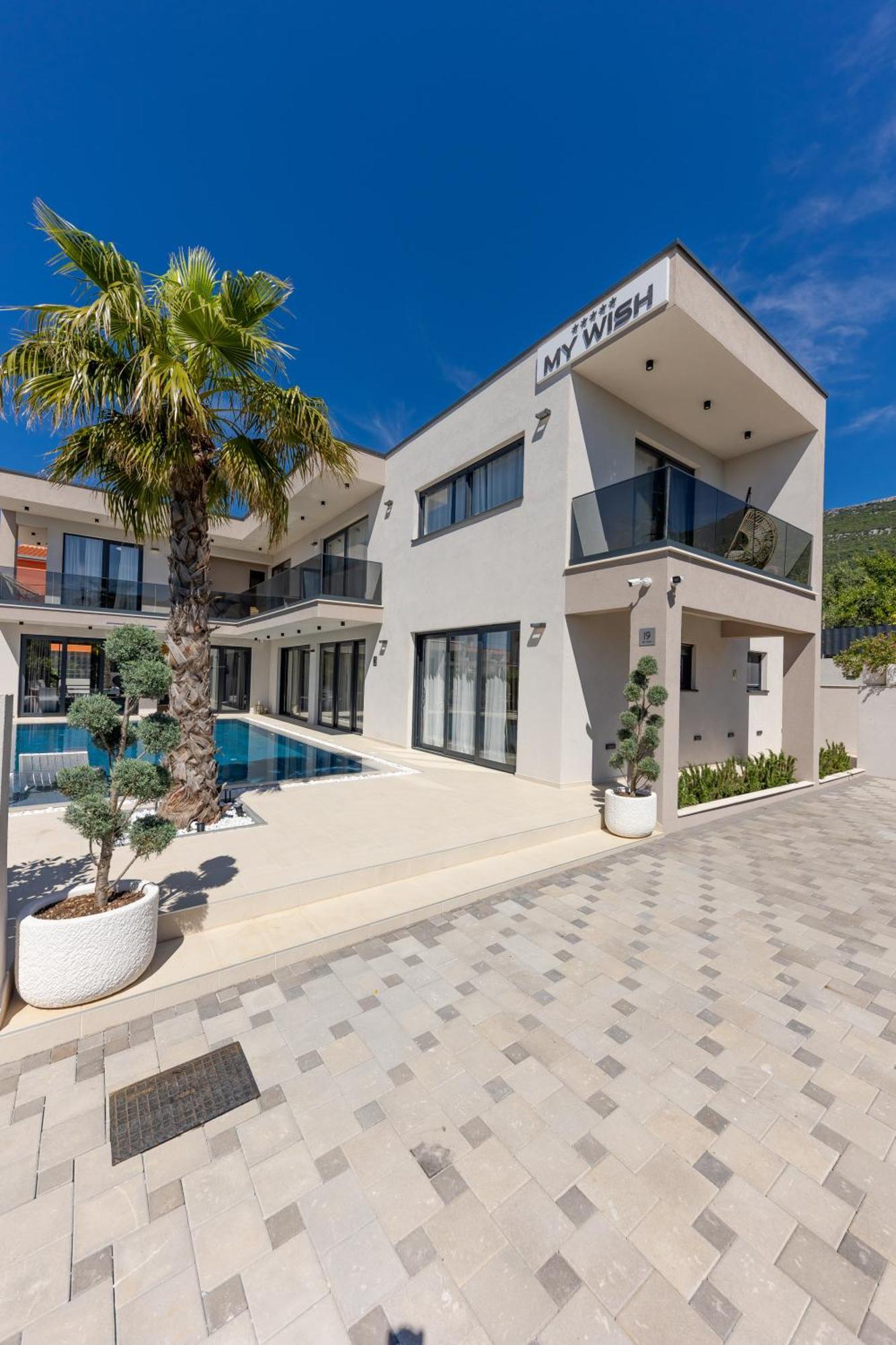 Luxury Villa My Wish With Pool Kaštel Stari المظهر الخارجي الصورة